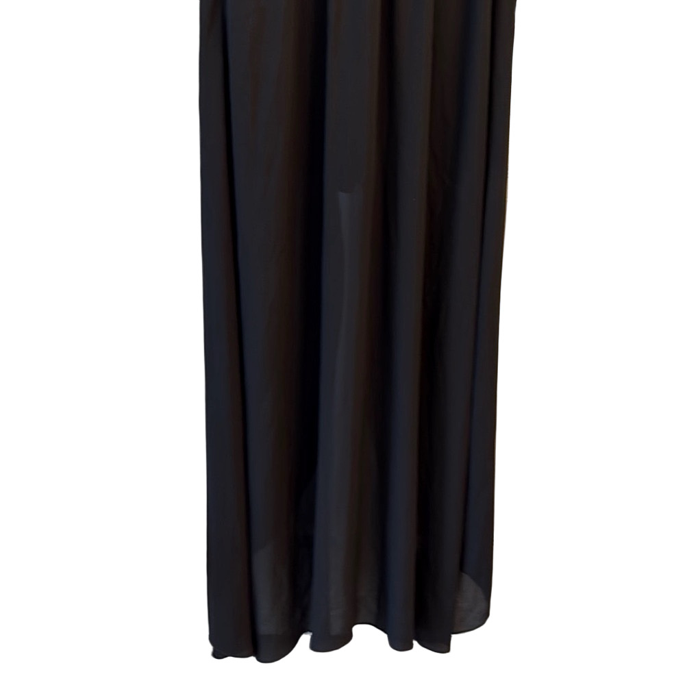 Express Runway Sample Black High-Low Halter Romper Dress Evening Size 6 New - Picture 11 of 16